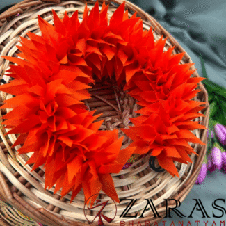 Bharatanatyam dance cloth flower