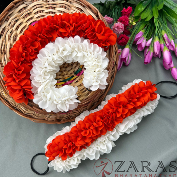 Bharatanatyam dance cloth flower