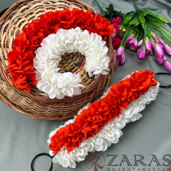 Bharatanatyam dance cloth flower