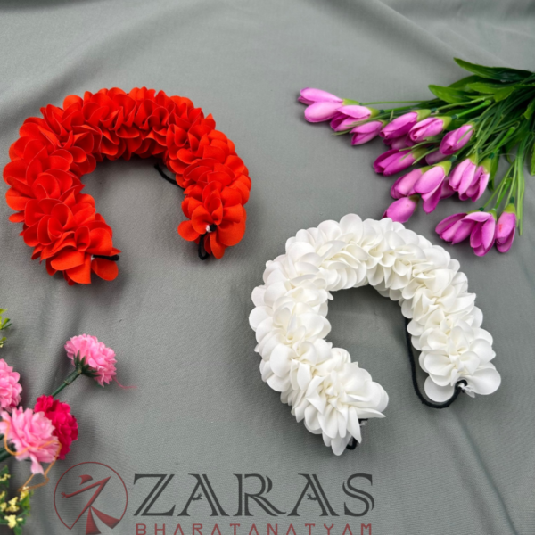 Bharatanatyam dance cloth flower