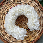 Bharatanatyam dance cloth flower