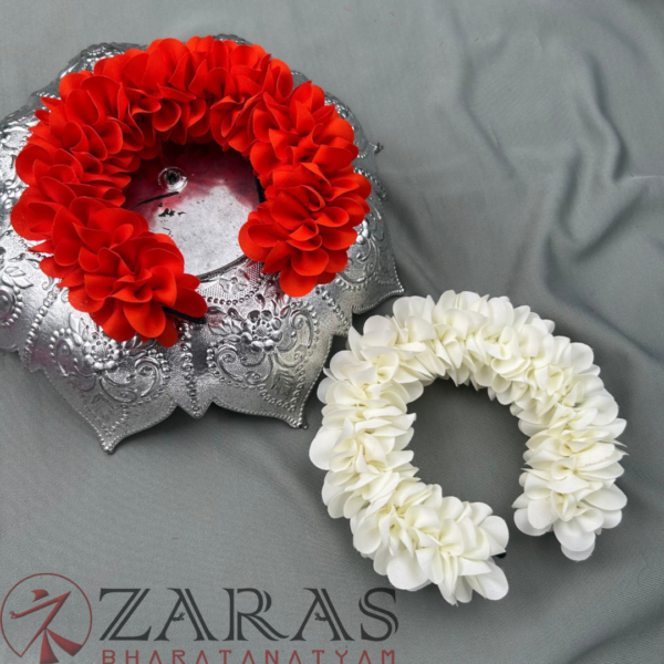 Bharatanatyam dance cloth flower