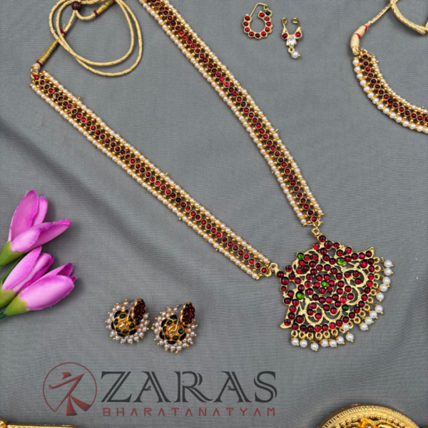 Bharatanatyam Dance Jewellery Full Set Kemp