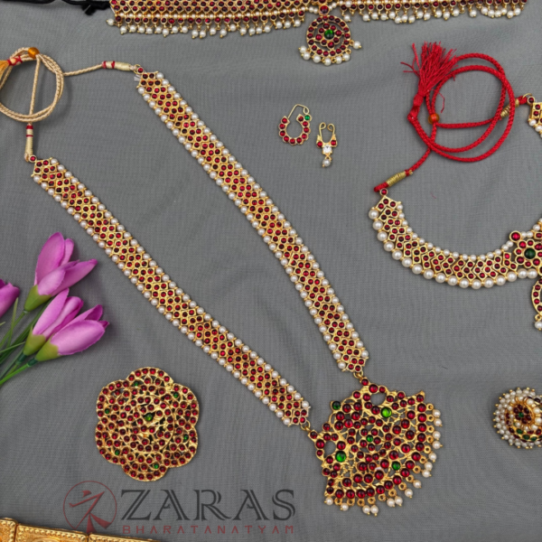 Bharatanatyam Dance Jewellery Full Set Kemp