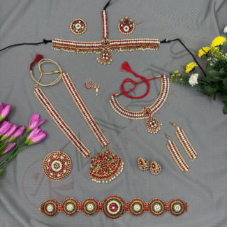 Bharatanatyam Dance Jewellery Full Set Kemp