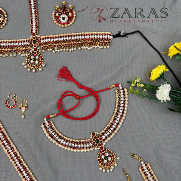 Bharatanatyam Dance Jewellery Full Set Kemp