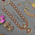 Bharatanatyam Dance Jewellery Full Set Kemp