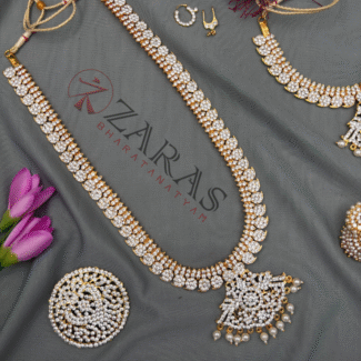 Bharatanatyam Dance Jewellery Full Set Kemp