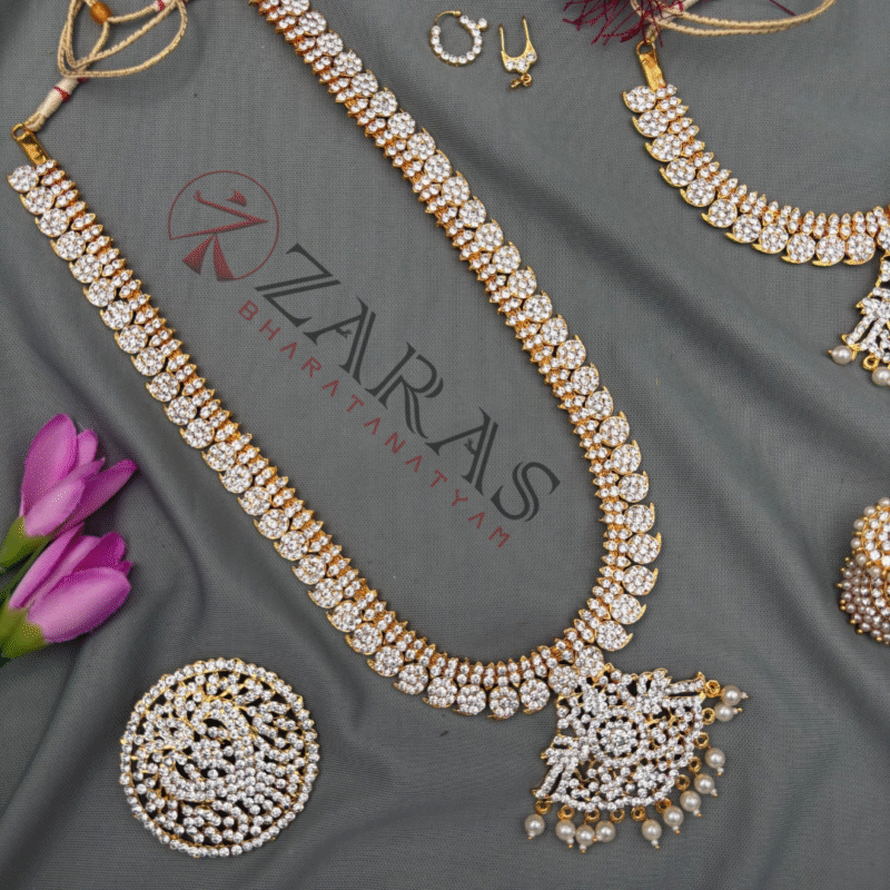 Bharatanatyam Dance Jewellery Full Set Kemp
