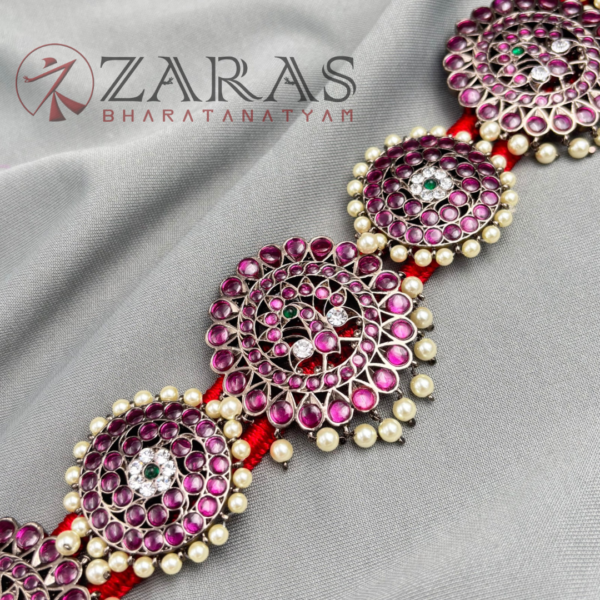 Bharatanatyam Dance First Quality Black Jewellery Hip Belt