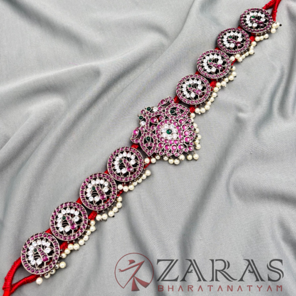 Bharatanatyam Dance First Quality Black Jewellery Hip Belt