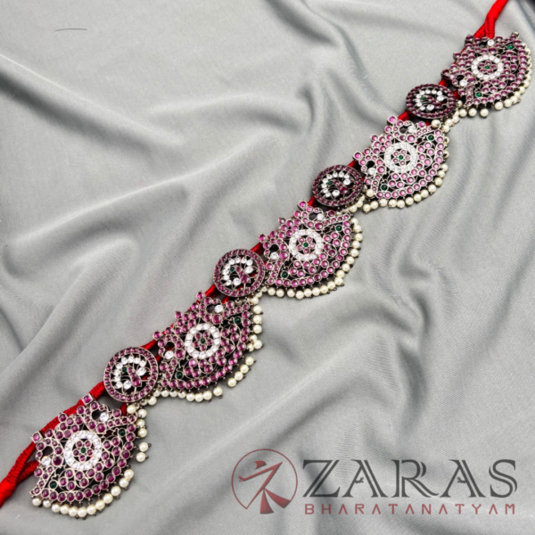 Bharatanatyam Dance First Quality Black Jewellery Hip Belt