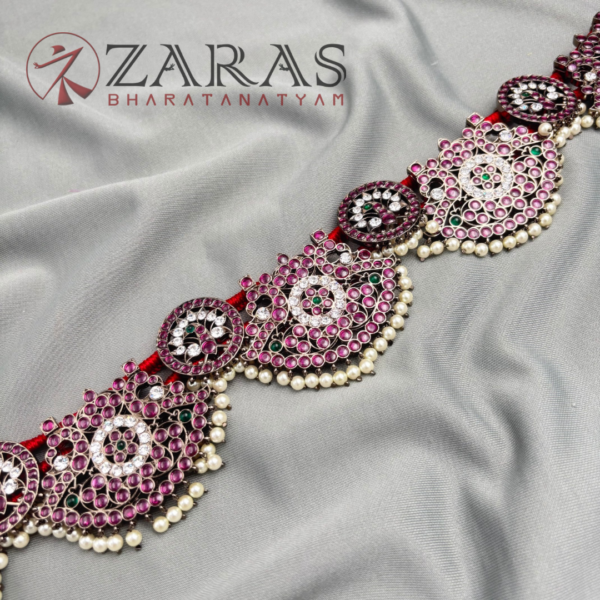 Bharatanatyam Dance First Quality Black Jewellery Hip Belt