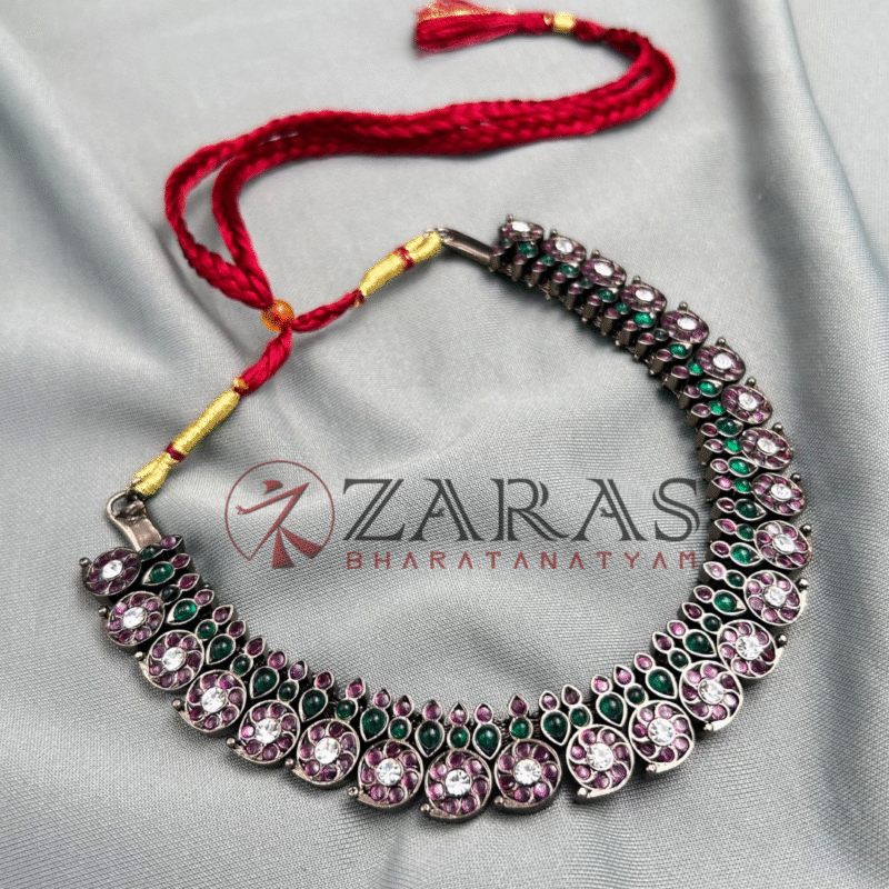 Bharatanatyam Dance First Quality Black Jewellery Necklace