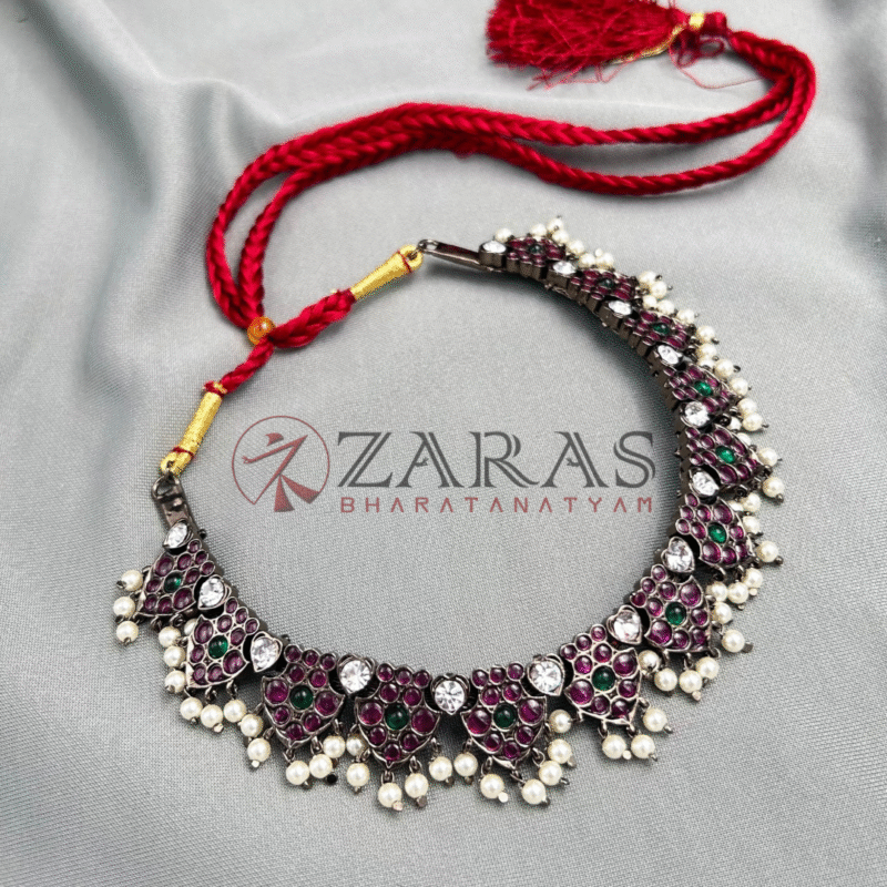 Bharatanatyam Dance First Quality Black Jewellery Necklace