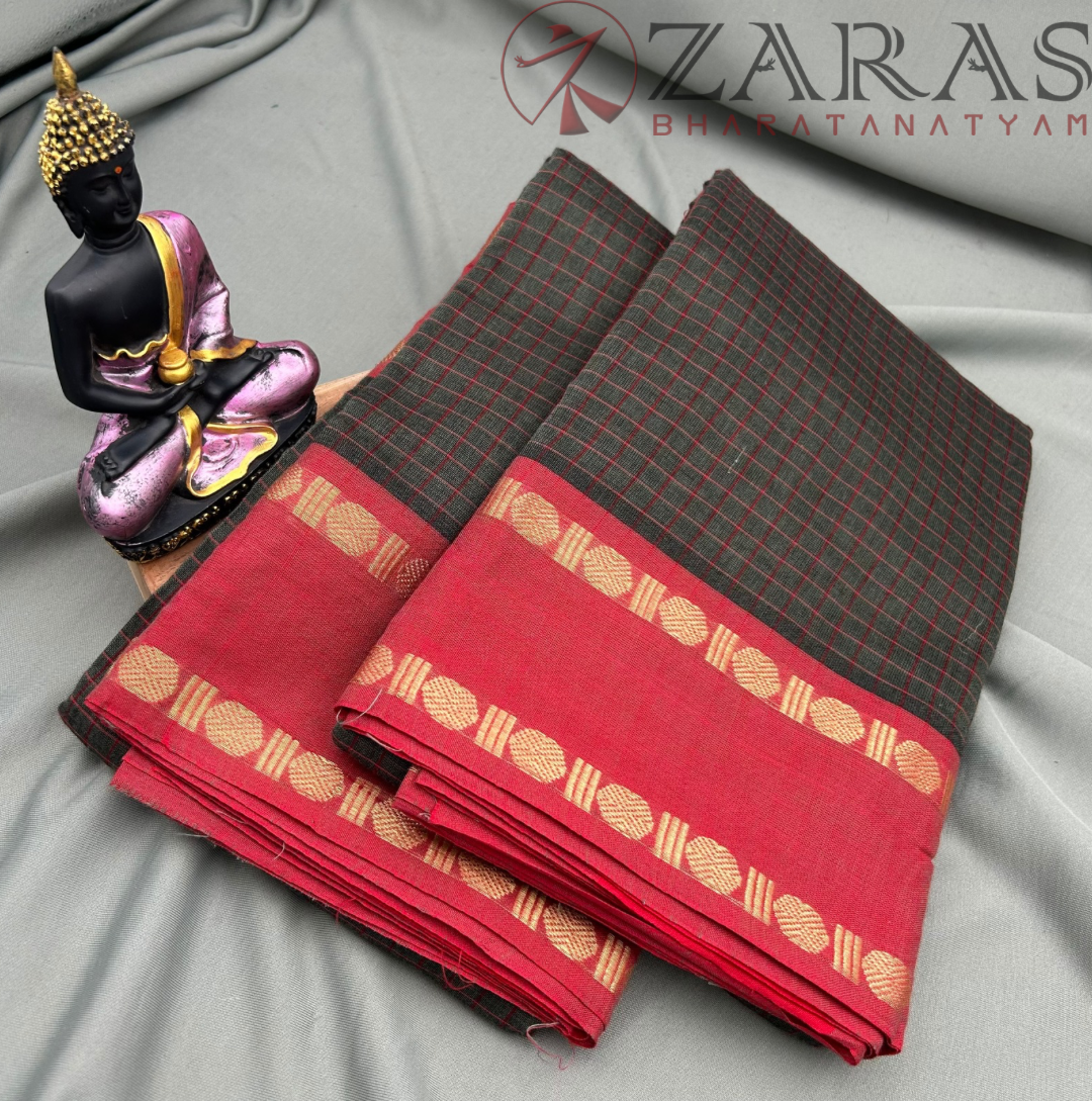 Bharatanatyam Dance Practice saree
