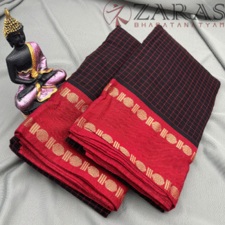 Bharatanatyam Dance Practice saree