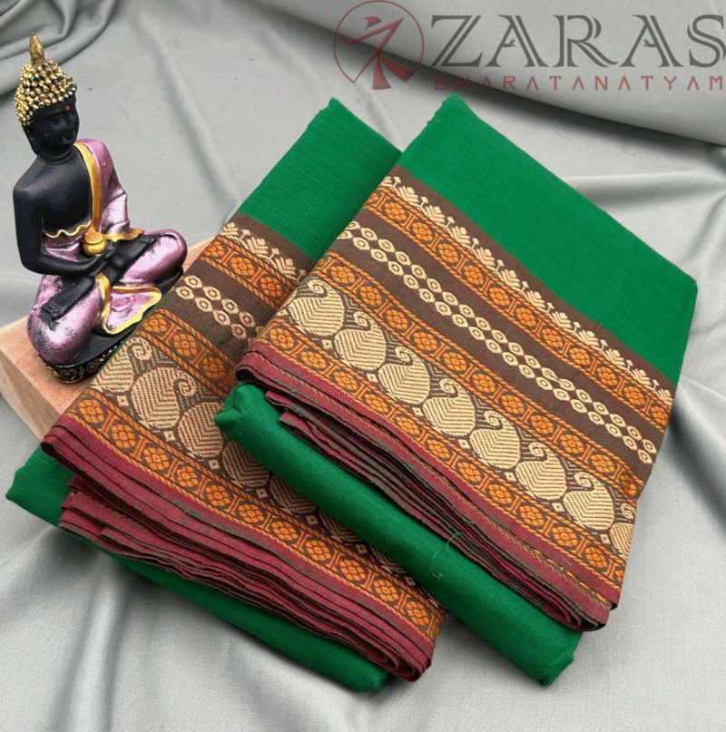 Bharatanatyam Dance Practice saree