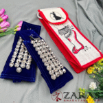 Bharatanatyam Dance Salangai Velvet Ankle Bells + Jute Bag