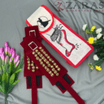 Bharatanatyam Dance Salangai Velvet Ankle Bells + Jute Bag