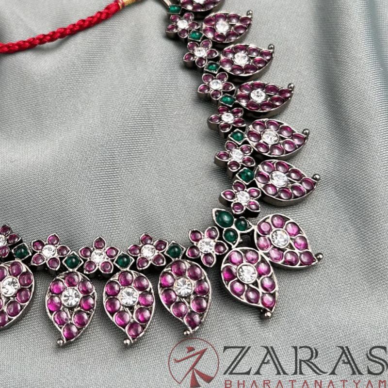 Bharatanatyam Dance First Quality Black Jewellery Necklace