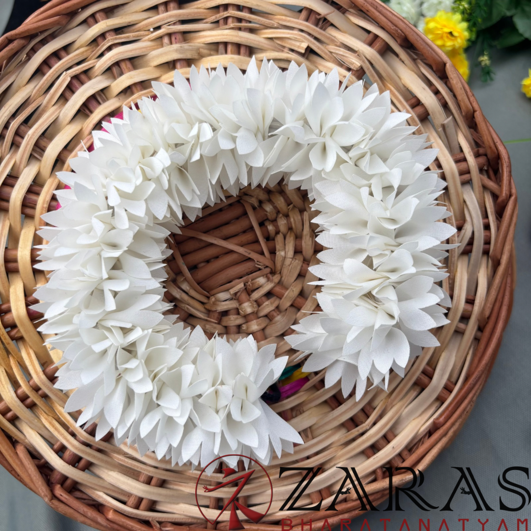 bharatanatyam dance cloth flowers