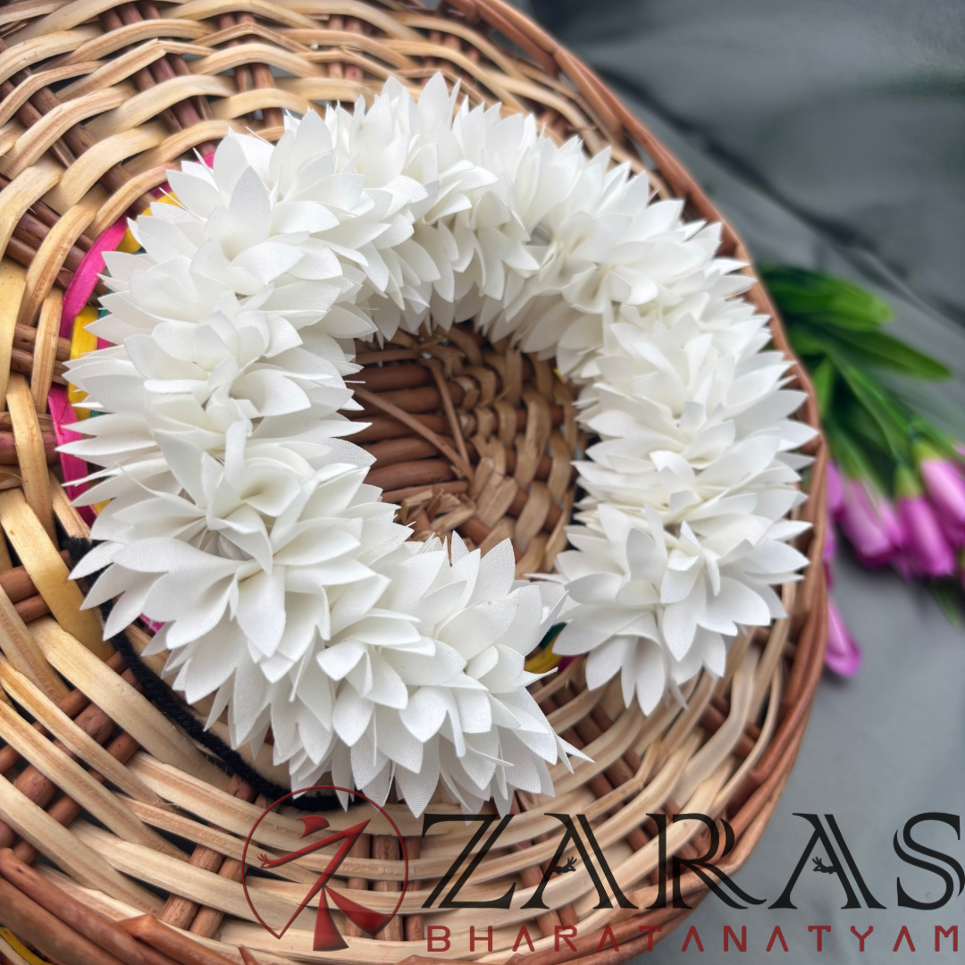 bharatanatyam dance cloth flowers