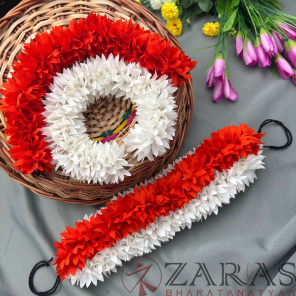 bharatanatyam dance cloth flowers