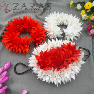 Bharatanatyam dance cloth flower