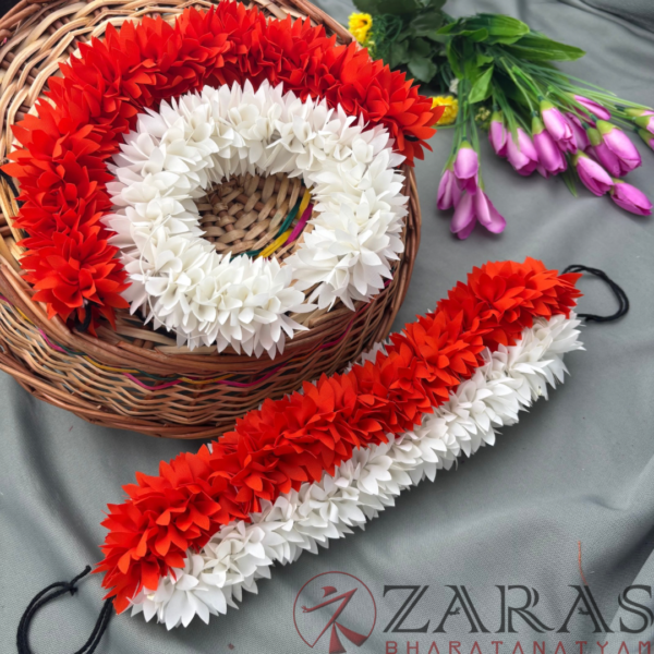 bharatanatyam dance cloth flowers