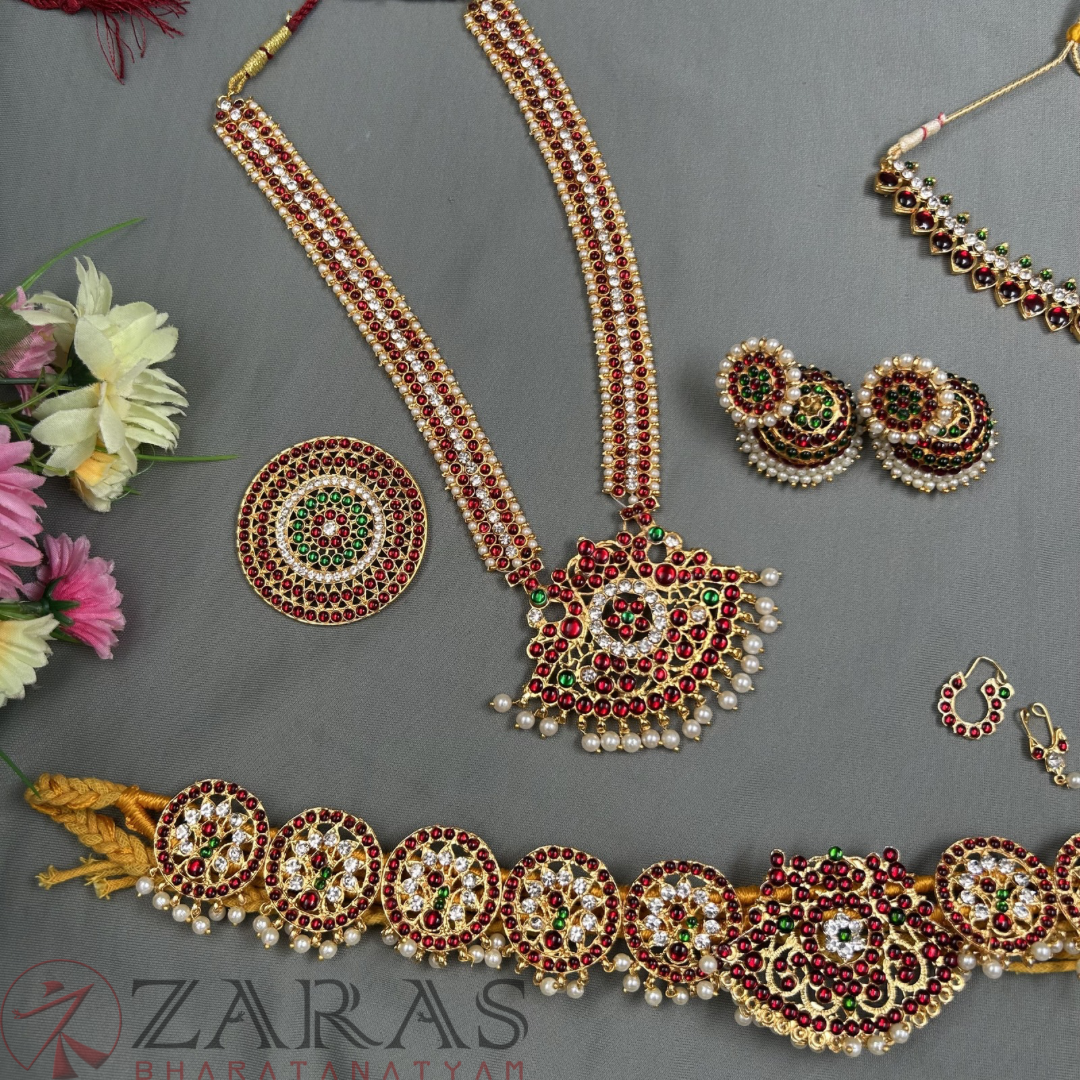 Bharatanatyam Dance Jewellery Full set