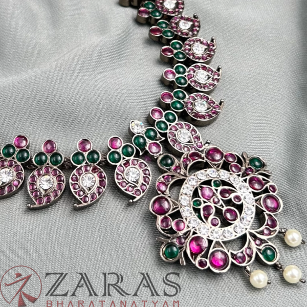 Bharatanatyam Dance First Quality Black Jewellery Necklace