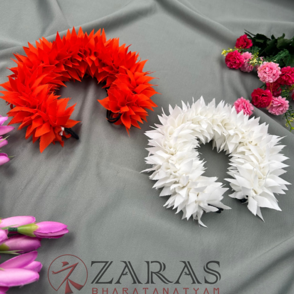 Bharatanatyam dance cloth flower