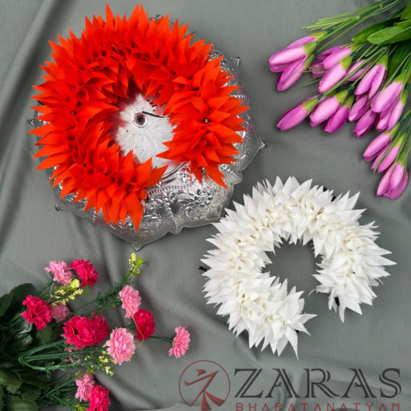 Bharatanatyam dance cloth flower