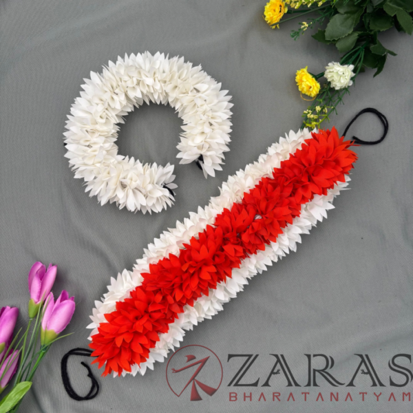 bharatanatyam dance cloth flowers