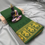 Bharatanatyam Dance Practice saree