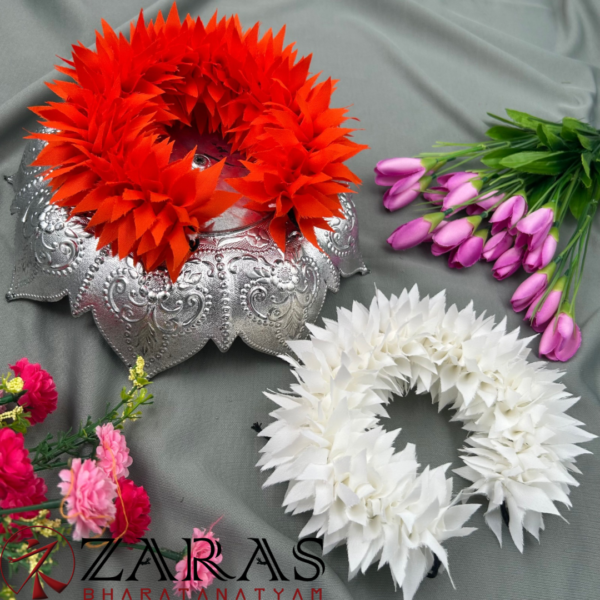 Bharatanatyam dance cloth flower
