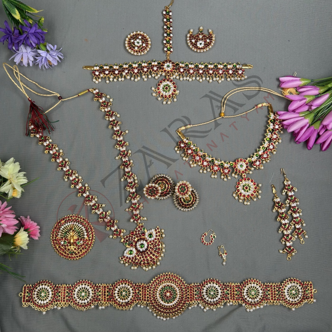 Bharatanatyam Dance Jewellery Full set