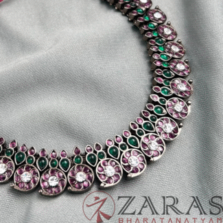 Bharatanatyam Dance First Quality Black Jewellery Necklace