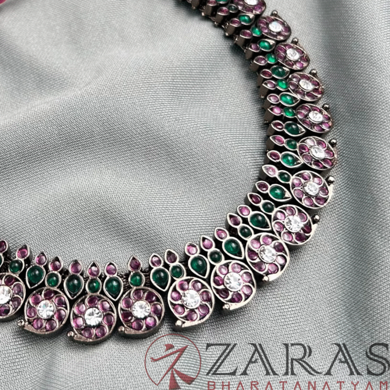 Bharatanatyam Dance First Quality Black Jewellery Necklace