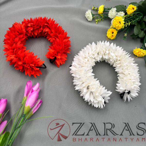 bharatanatyam dance cloth flowers