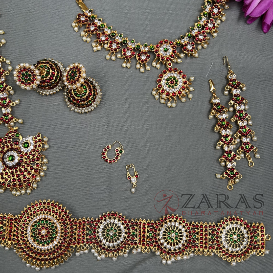 Bharatanatyam Dance Jewellery Full set