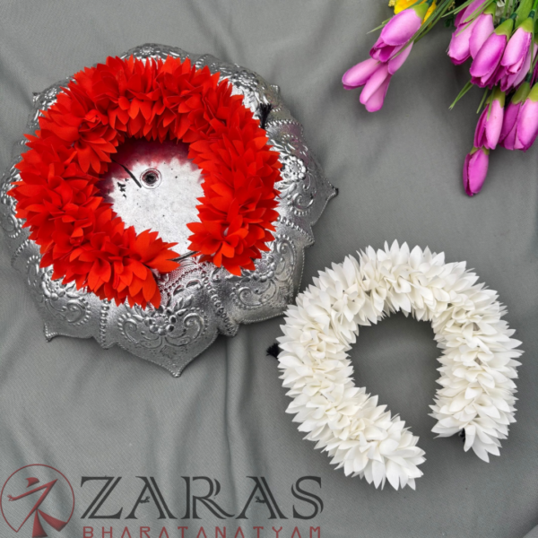 bharatanatyam dance cloth flowers