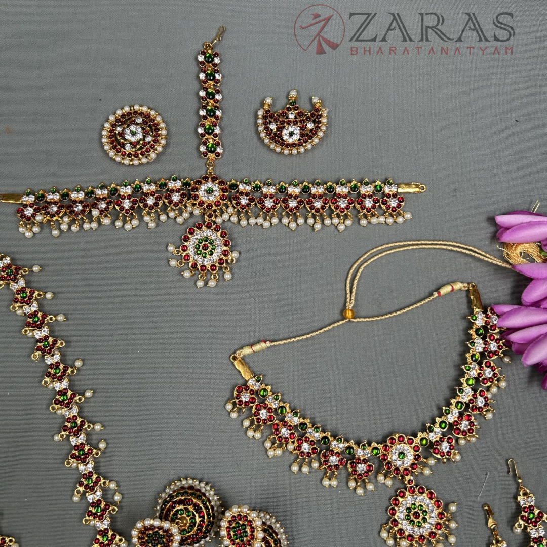 Bharatanatyam Dance Jewellery Full set
