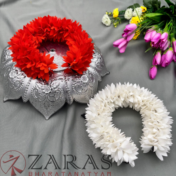 bharatanatyam dance cloth flowers