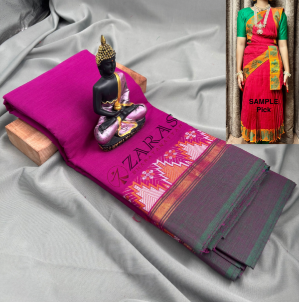 Bharatanatyam Dance Practice saree