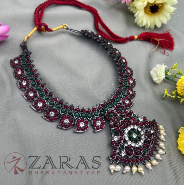 Bharatanatyam kemp Necklace