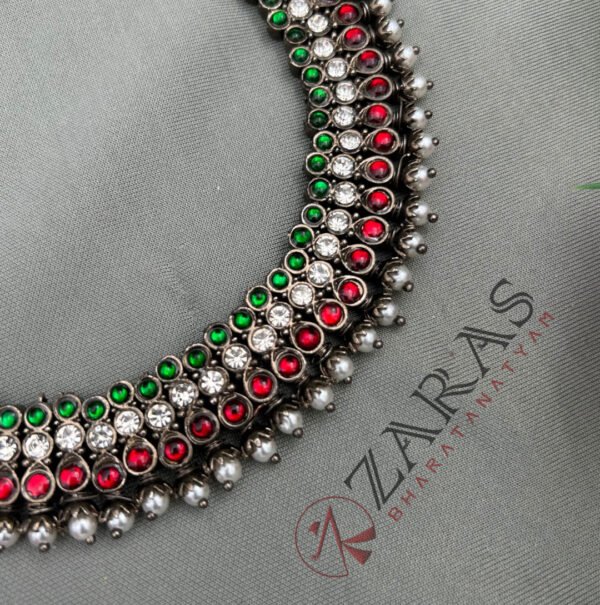Bharatanatyam kemp Necklace