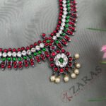 Bharatanatyam kemp Necklace