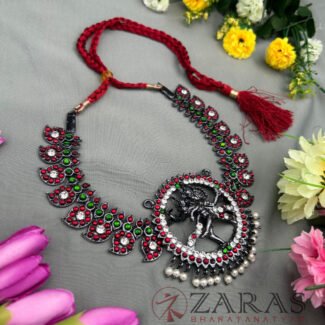 Bharatanatyam kemp Necklace